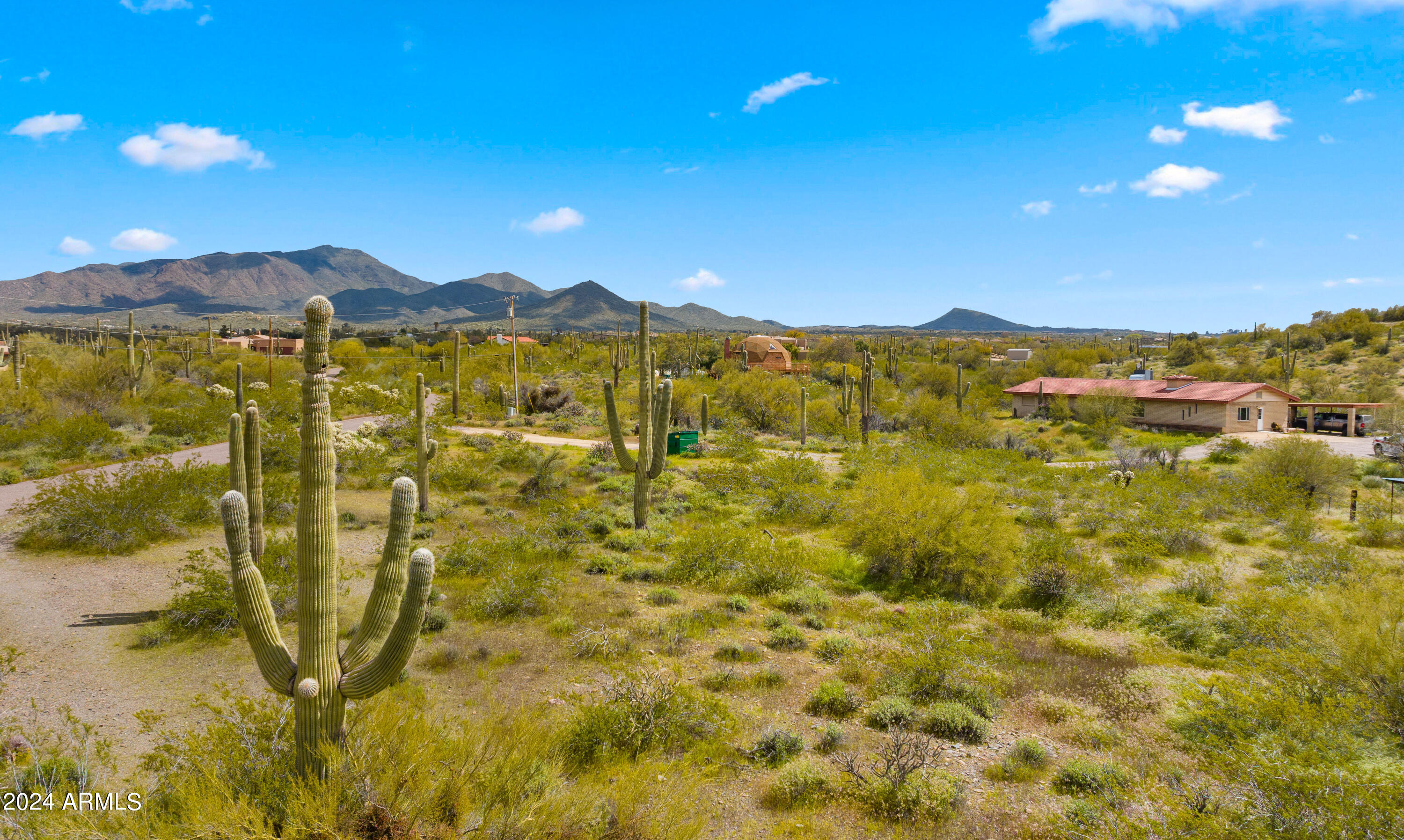 5801 East Saguaro Road Cave Creek, AZ 85331 - Photo 22 of 38 Saguaro views with house