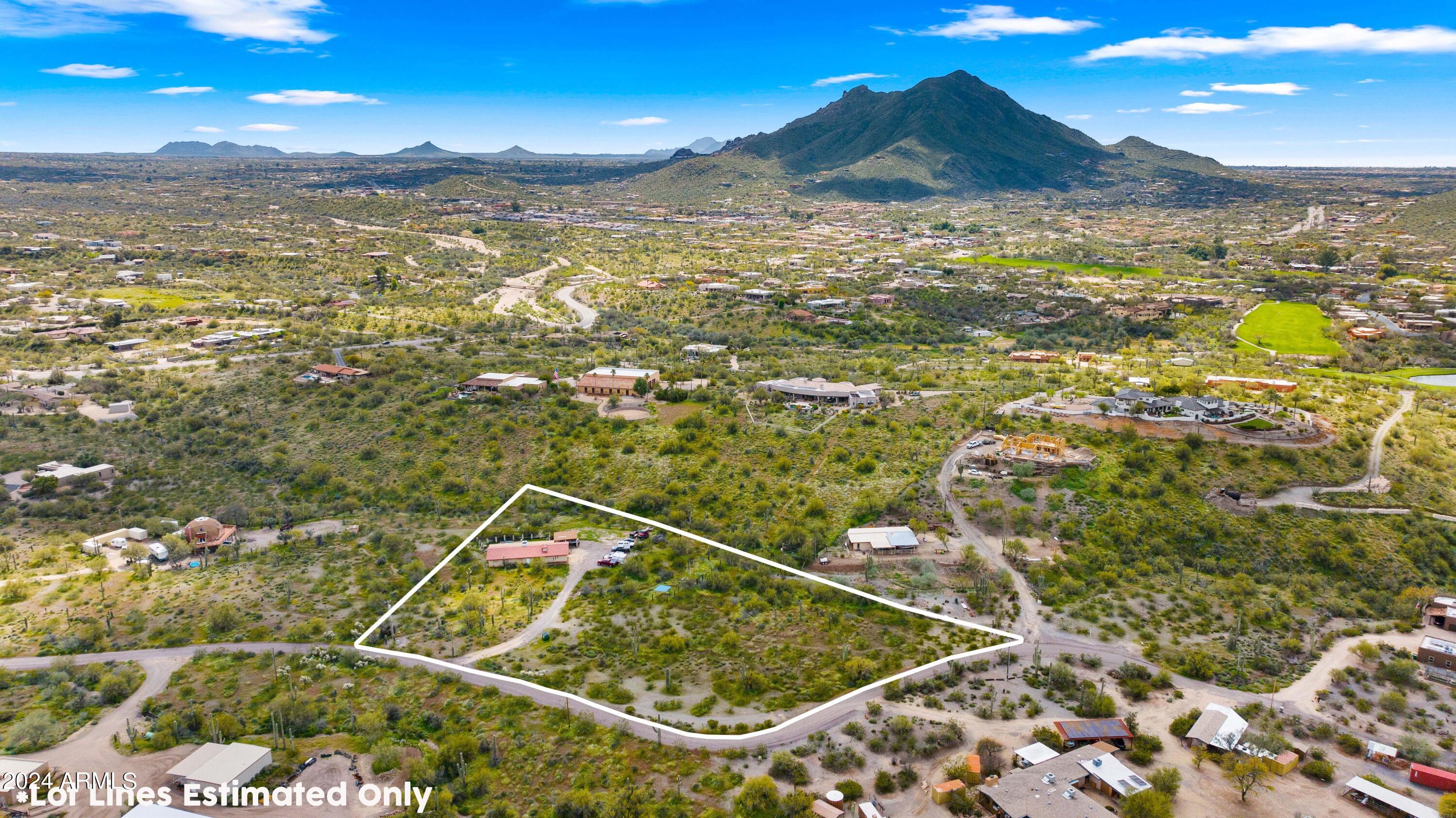 5801 East Saguaro Road Cave Creek, AZ 85331 - Photo 23 of 38 Lot 1 Outlined