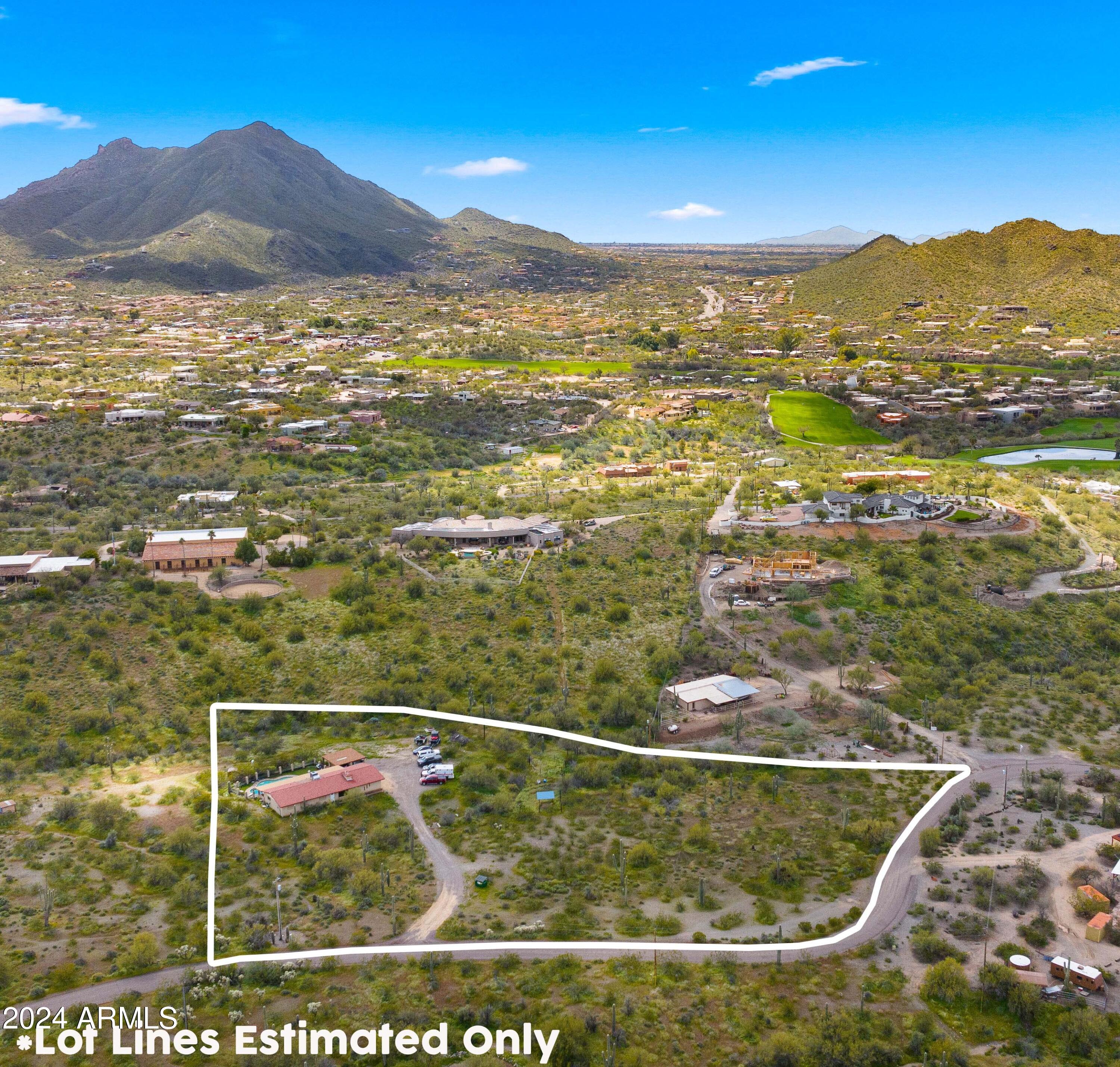 5801 East Saguaro Road Cave Creek, AZ 85331 - Photo 24 of 38 Lot Outlined 2