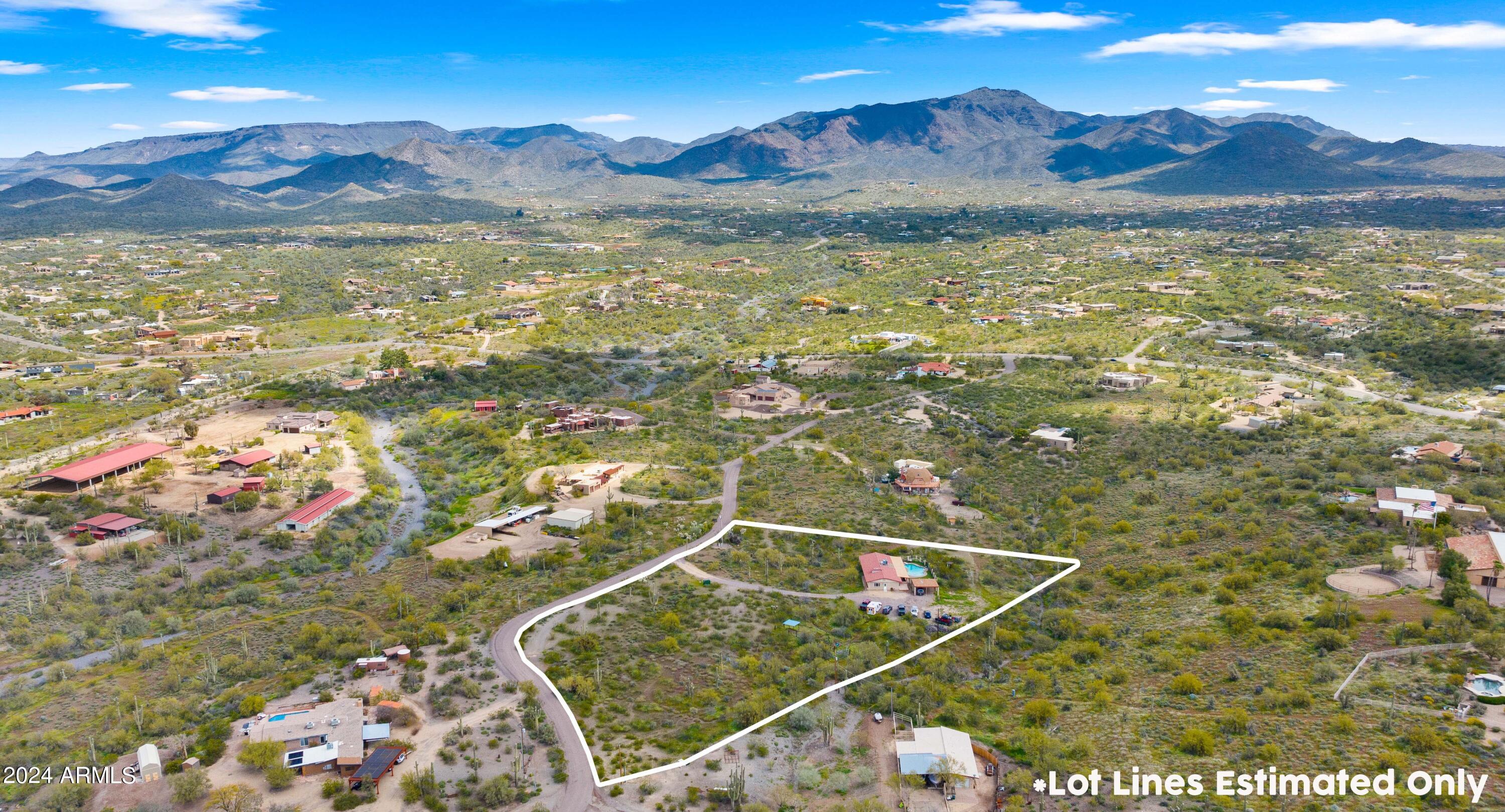 5801 East Saguaro Road Cave Creek, AZ 85331 - Photo 26 of 38 Lot Outlined 4