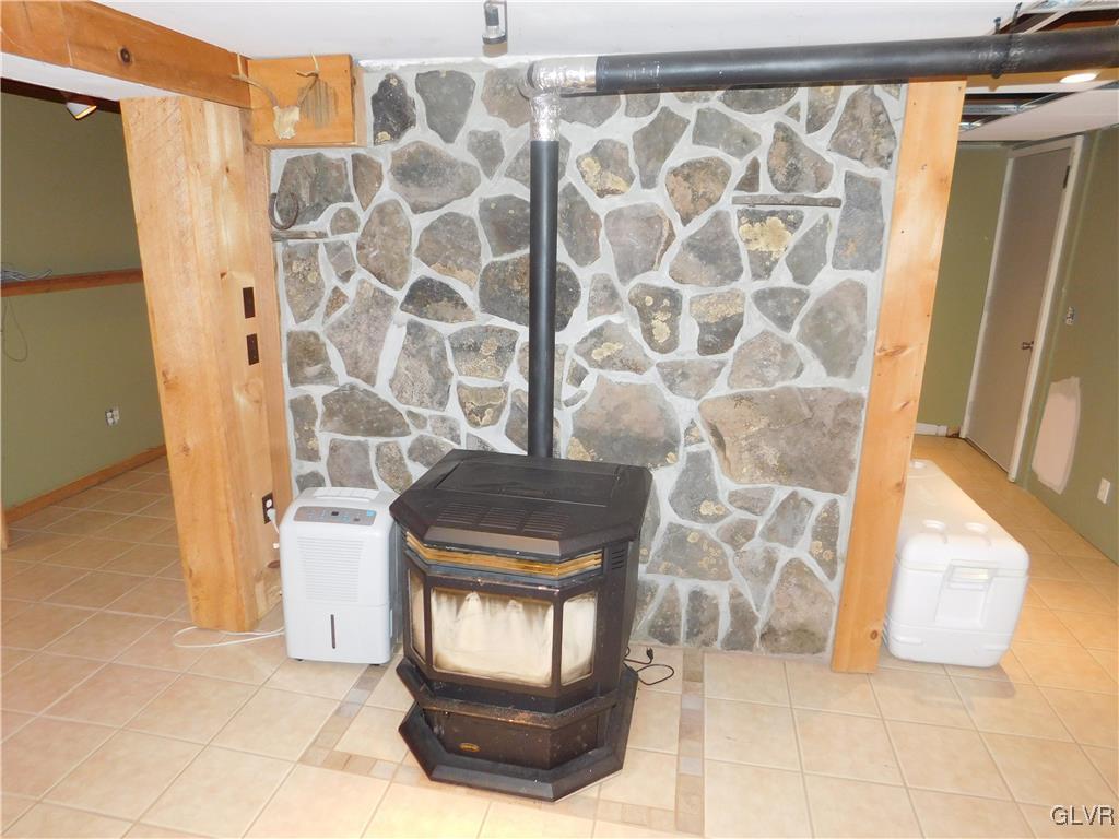 6424 Del Haven Road Bangor, PA 18013 - Photo 31 of 36 Pellet Stove in Basement