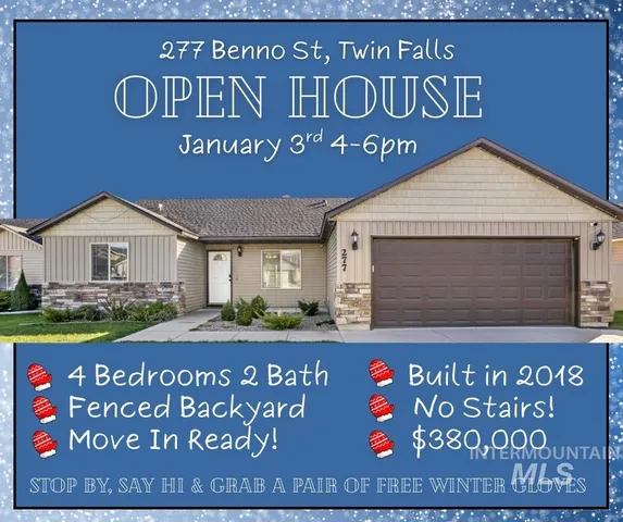$380,000 | 277 Benno Street, Twin Falls, ID 83301