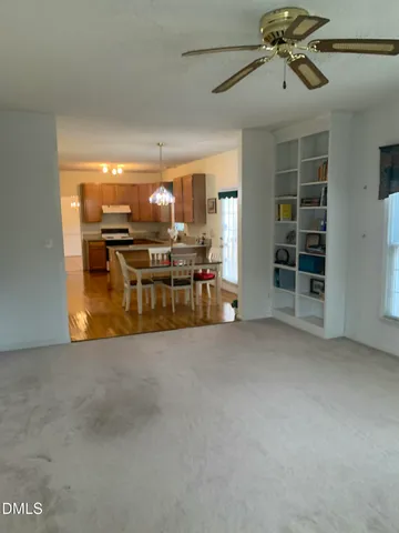 a view of workspace with cabinets