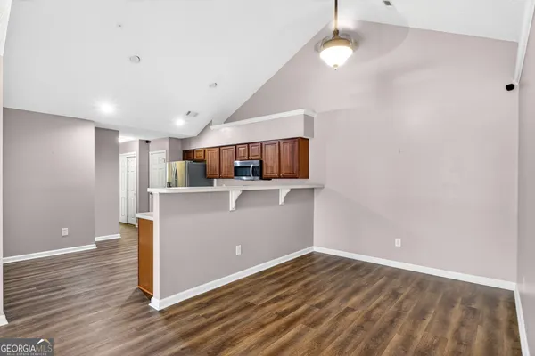 a view of a kitchen with electric equipment