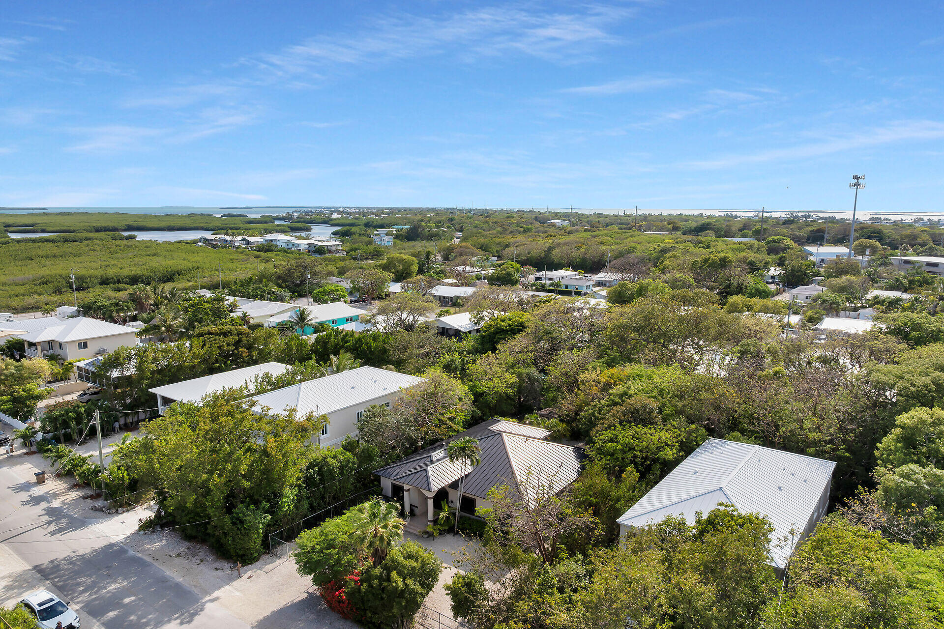 6 Fishermans Trail Key Largo, FL 33037 - Photo 39 of 50 an aerial view of a city with lots of residential buildings
