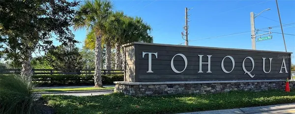 a view of a street sign