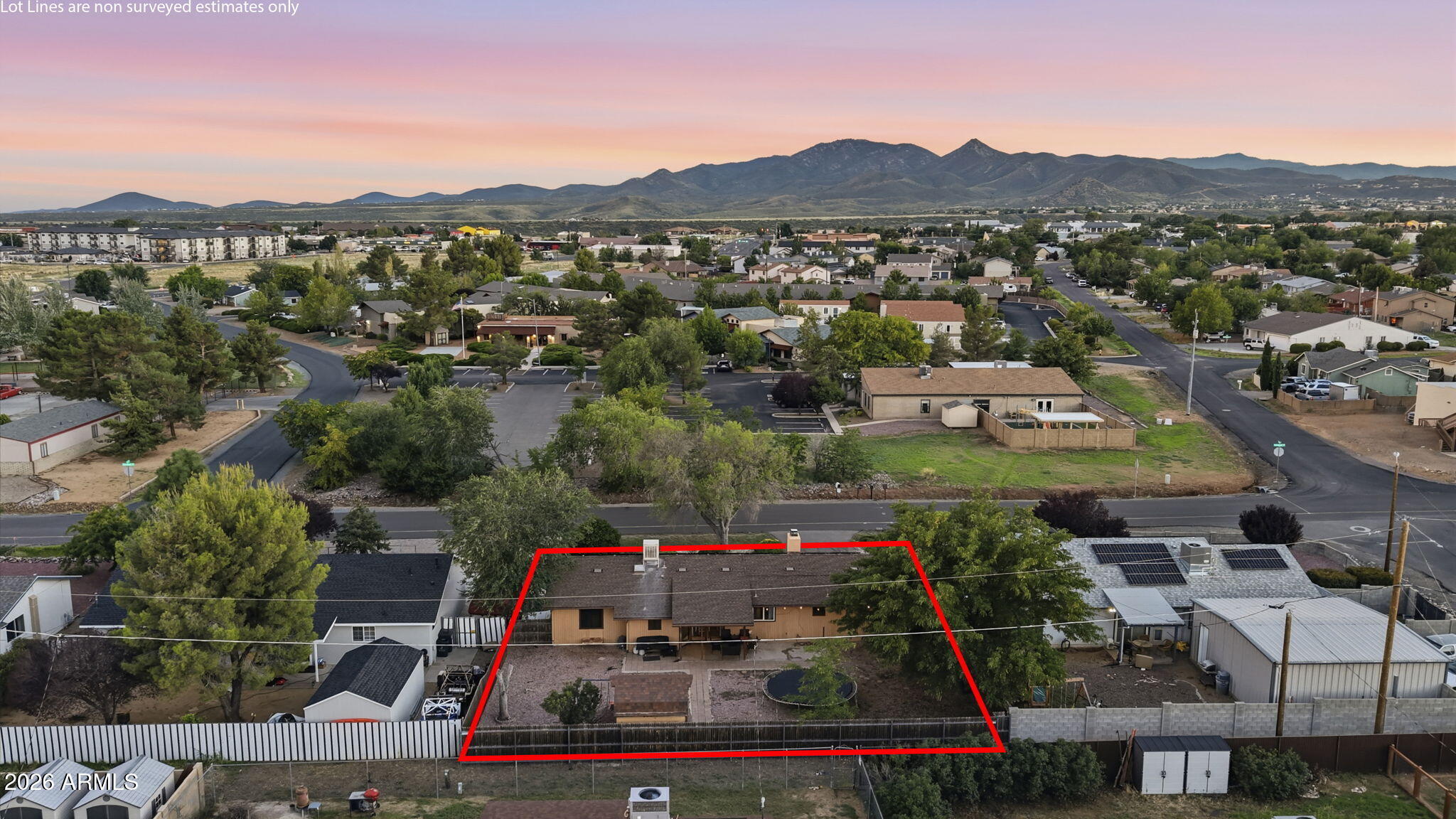 8500 East Yavapai Road Prescott Valley, AZ 86314 - Photo 52 of 55 52-Aerial Back 2 Lot Line