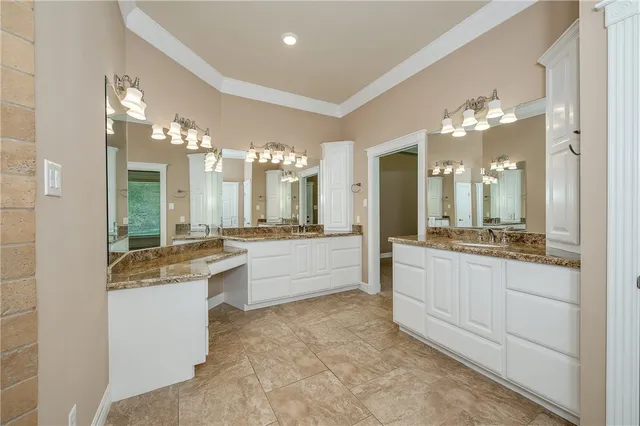 a view of outdoor space with deck and yard