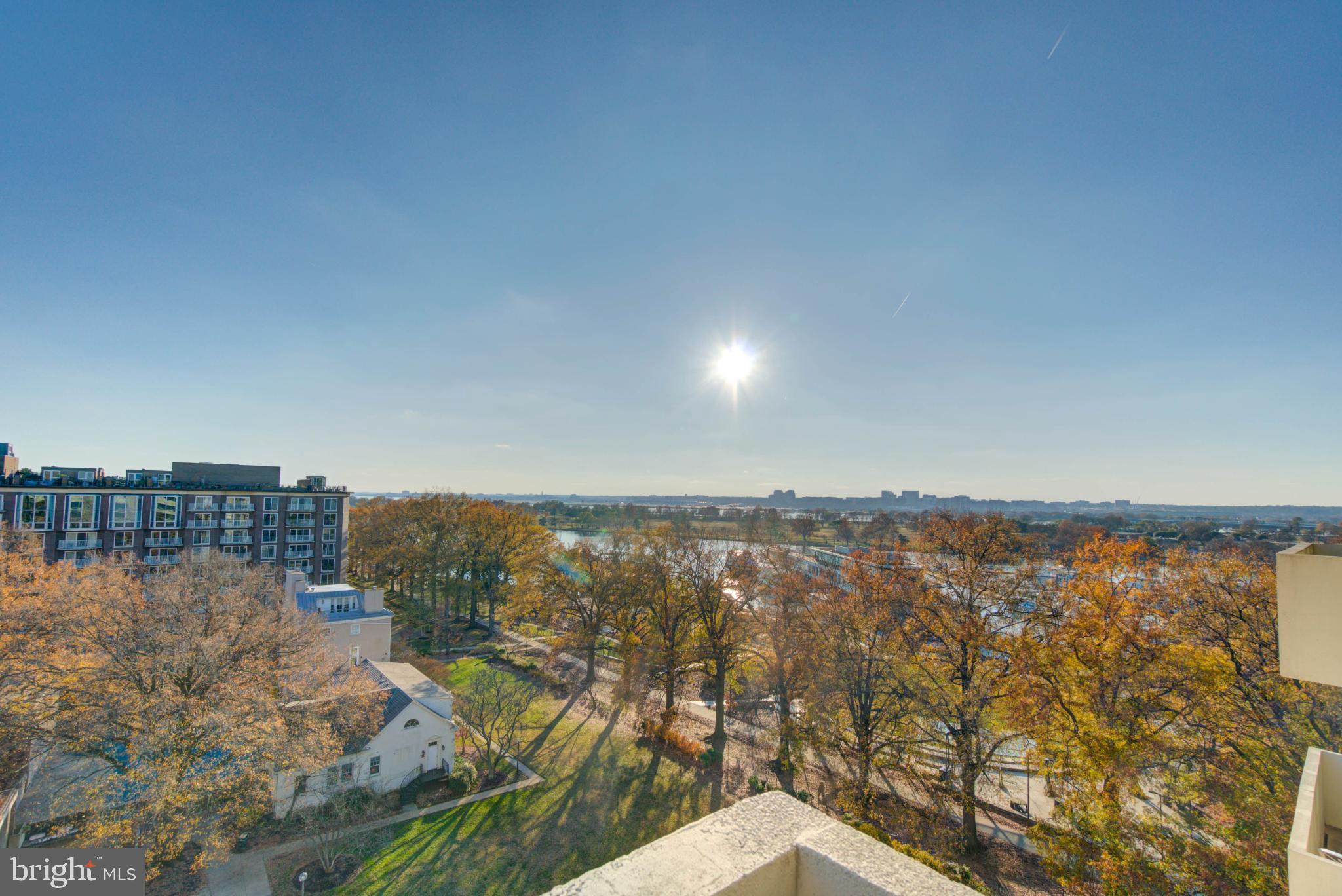 490 M Street Southwest, Unit W800 Washington, DC 20024 - Photo 15 of 21 a view of a city from a balcony