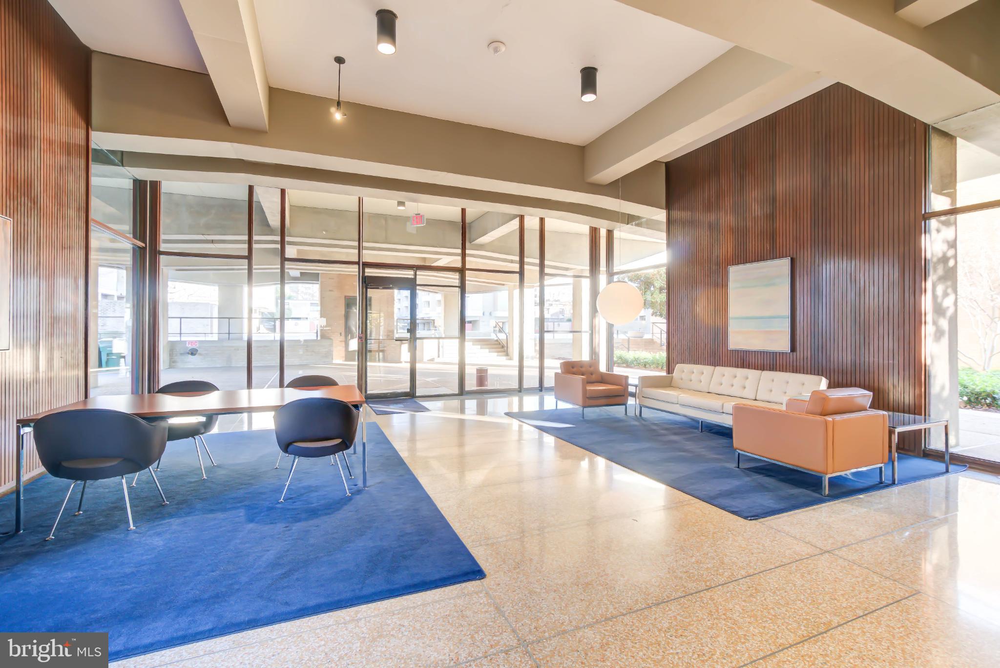 490 M Street Southwest, Unit W800 Washington, DC 20024 - Photo 18 of 21 a living room with furniture and a large window