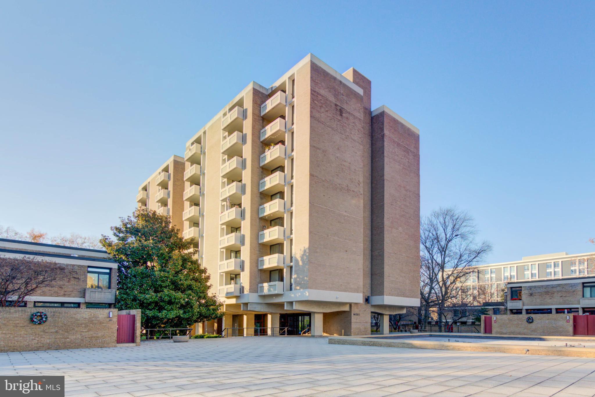 490 M Street Southwest, Unit W800 Washington, DC 20024 - Photo 19 of 21 a view of a tall building next to a road
