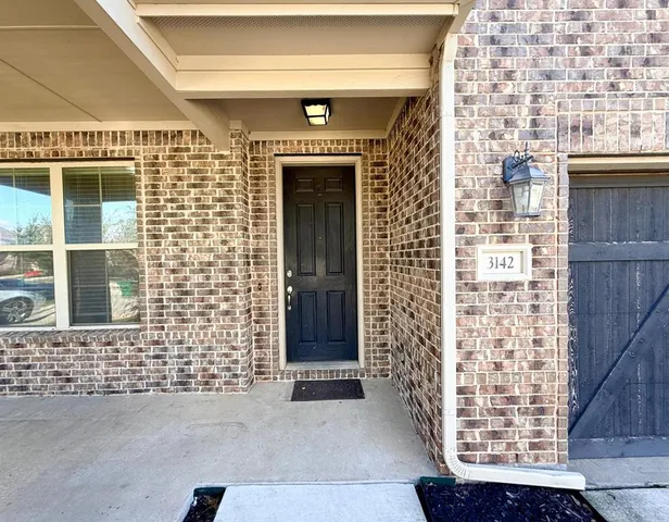 a front view of a building