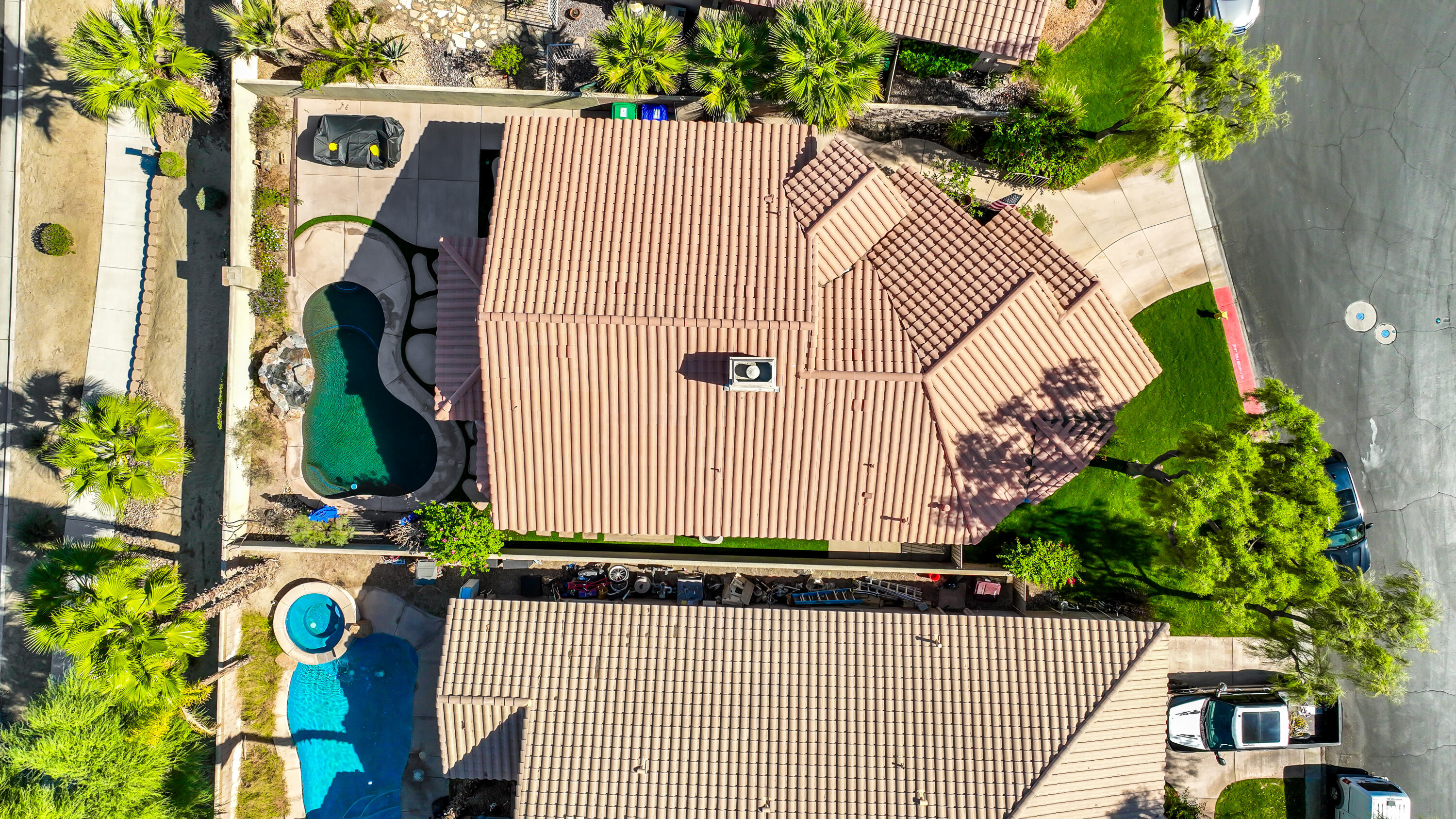 79948 Bethpage Avenue Indio, CA 92201 - Photo 30 of 30 a view of a house with a yard