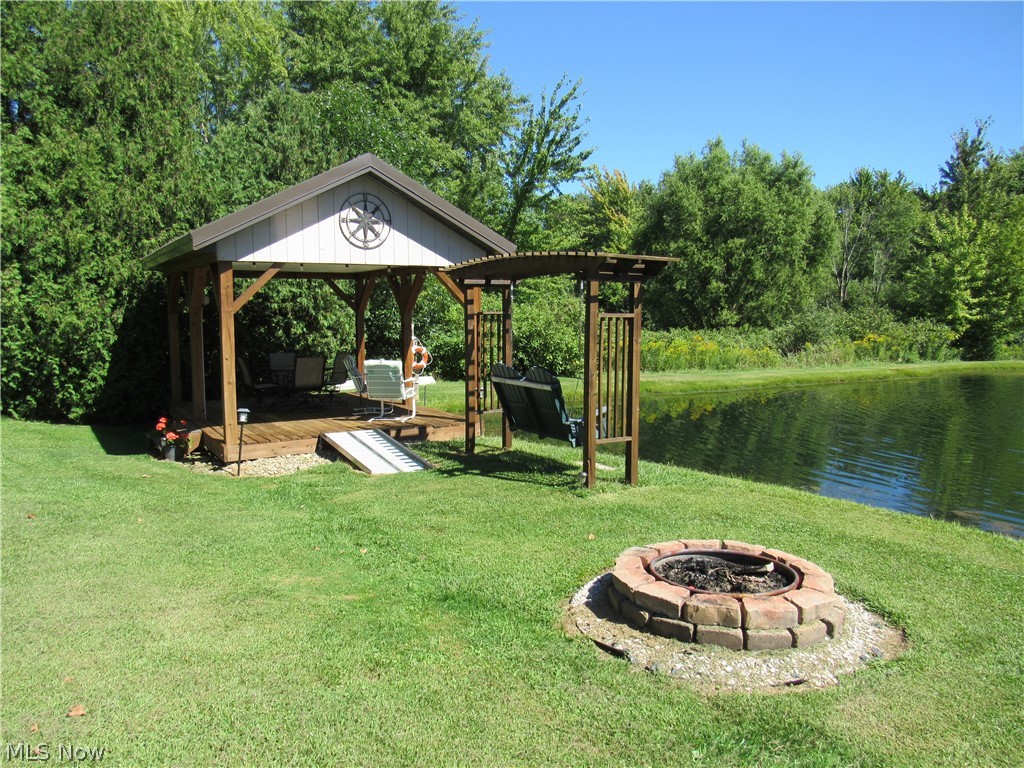 7640 Jefferson Road Ashtabula, OH 44004 - Photo 32 of 35 Gazebo with power