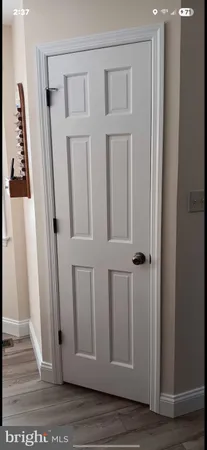 a view of storage and utility room