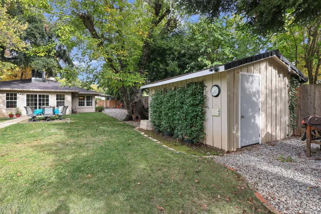 front view of a house with a street