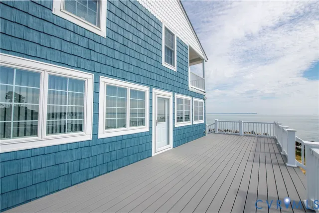 a view of a house with a deck