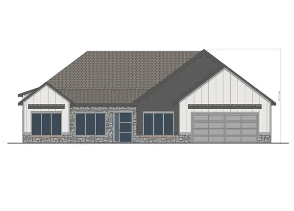 a house view with a outdoor space