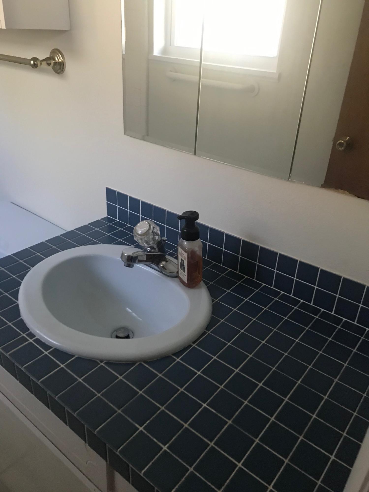 3606 Airport Road Crestview, FL 32539 - Photo 36 of 57 a bathroom with a sink and a mirror