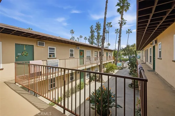 a view of outdoor space with seating