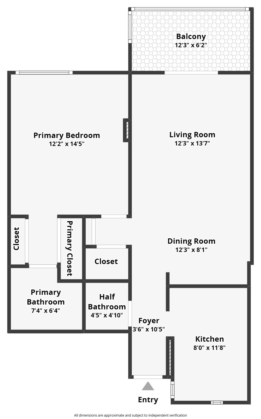 20 Royal Palm Way, Unit 204 Boca Raton, FL 33432 - Photo 29 of 29 Floor plan
