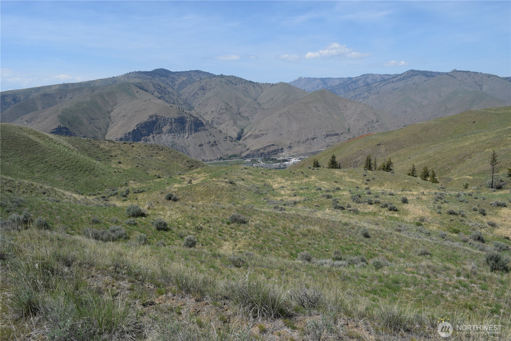 8 Blue Grade Road East Wenatchee, WA 98802 - Photo 8 of 11 a view of a dry yard with mountains in the background