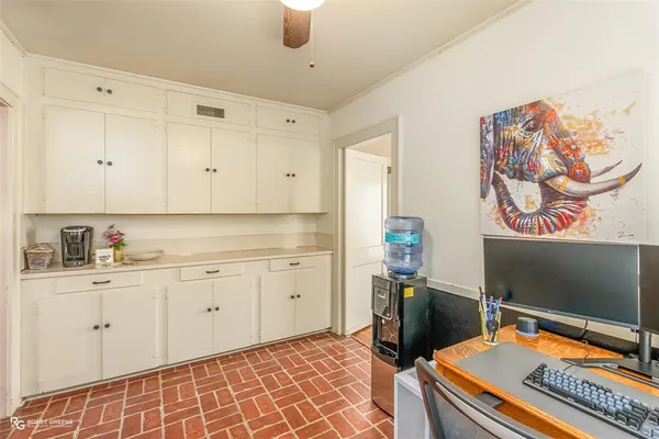 a room with storage and utility