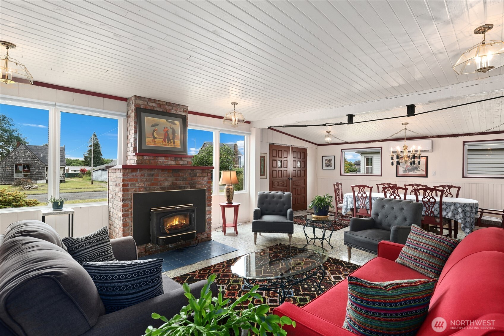 215 H Street Cosmopolis, WA 98537 - Photo 3 of 40 a living room with furniture fireplace and a table