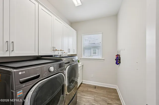 a living room with patio furniture