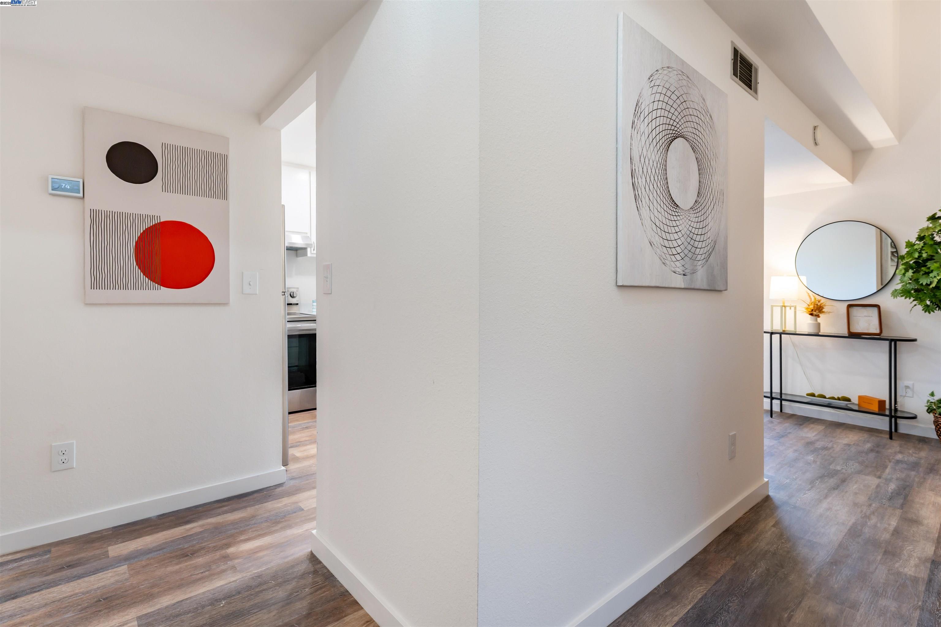 601 Palomino Drive, Unit C Pleasanton, CA 94566 - Photo 24 of 41 a view of a hallway with painted walls