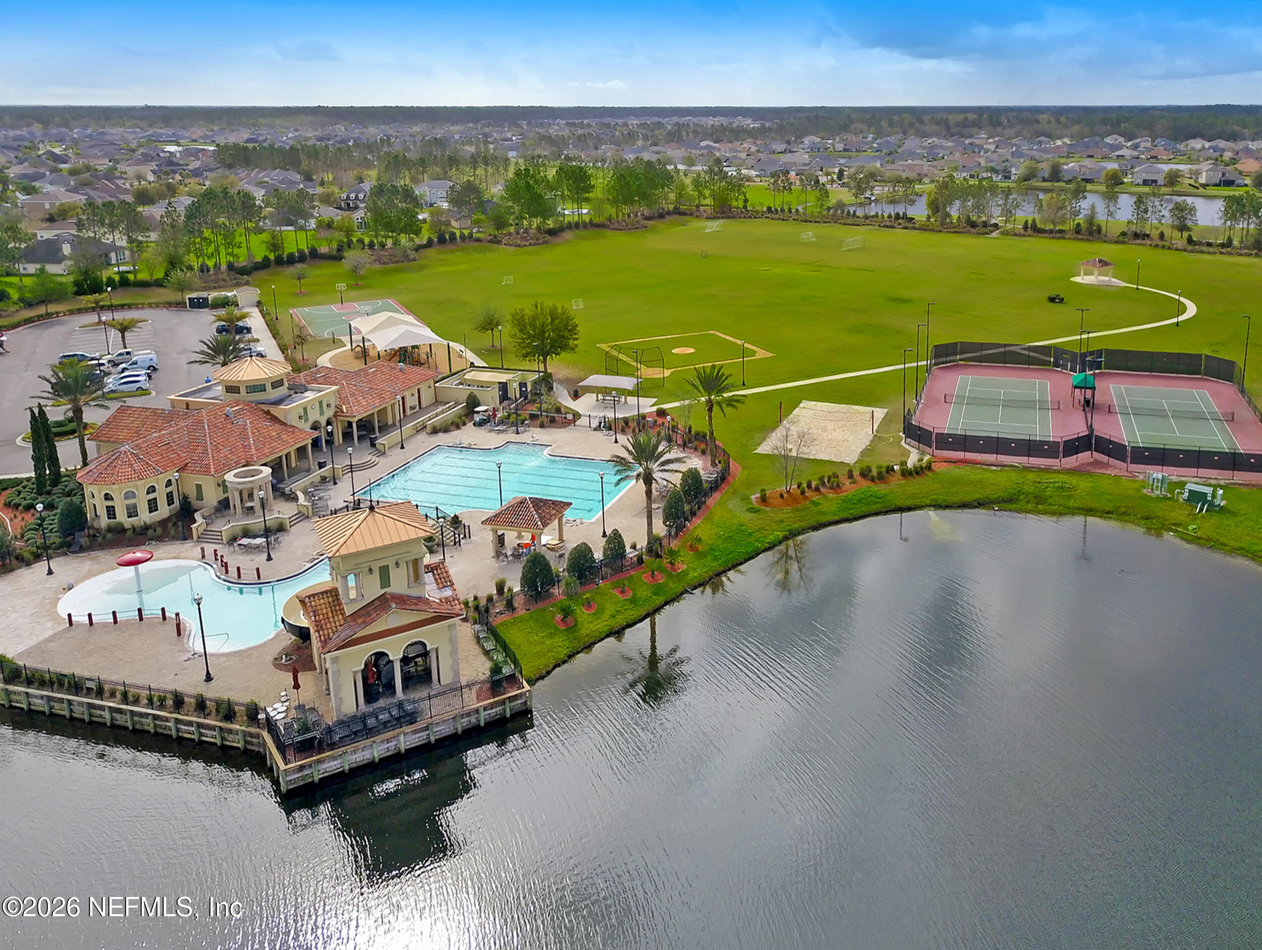 374 Porta Rosa Circle St. Augustine, FL 32092 - Photo 41 of 47 an aerial view of a house with a ocean view