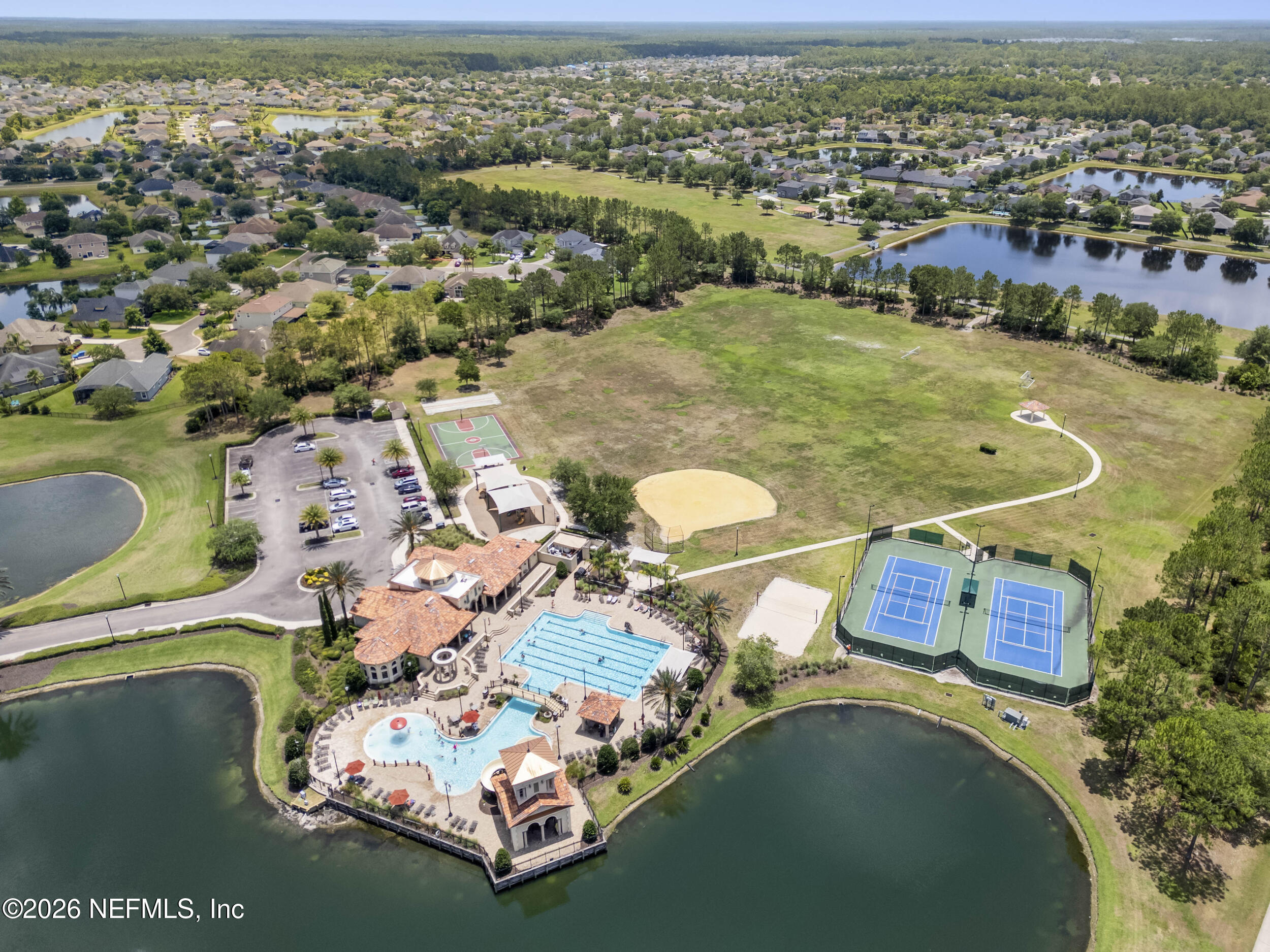 374 Porta Rosa Circle St. Augustine, FL 32092 - Photo 47 of 47 an aerial view of residential houses with outdoor space