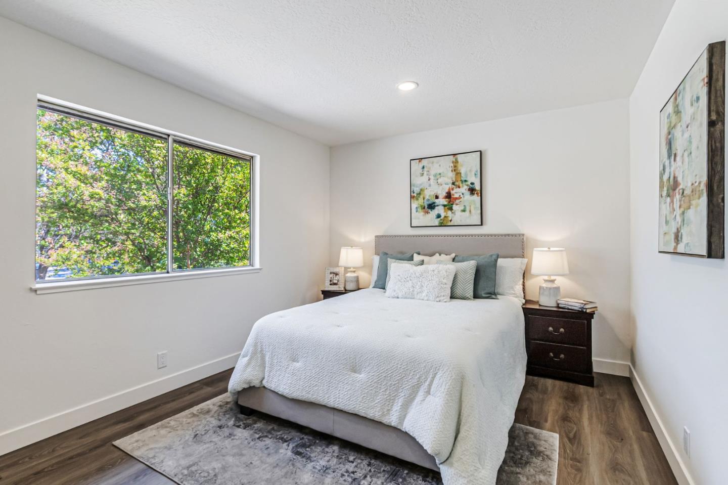 4643 Capay Drive, Unit 3 San Jose, CA 95118 - Photo 21 of 28 a bedroom with a bed and a window