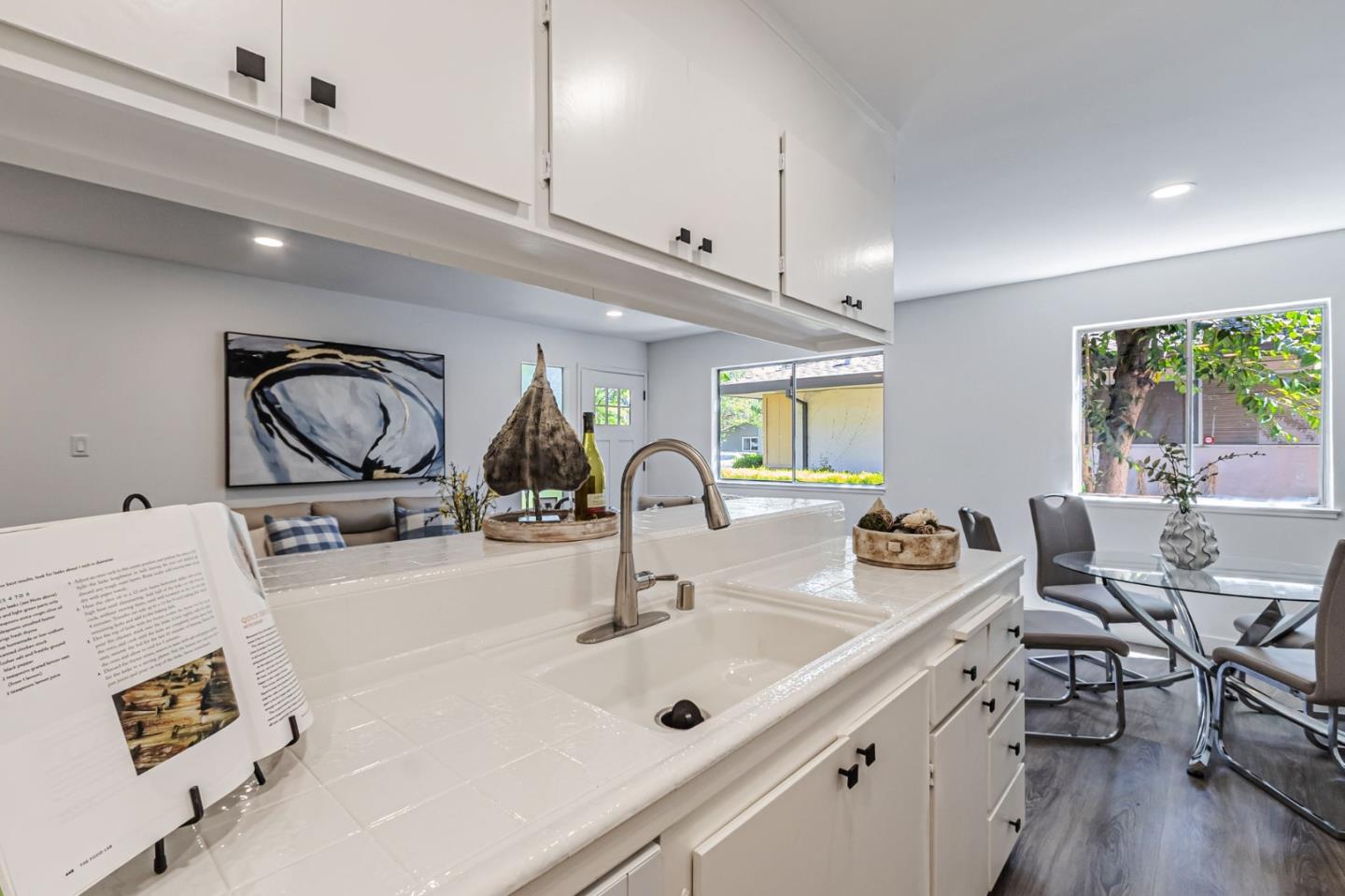 4643 Capay Drive, Unit 3 San Jose, CA 95118 - Photo 8 of 28 a kitchen with sink stove and living room