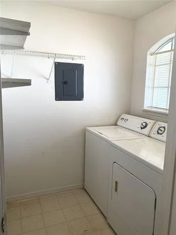 an empty room with closet