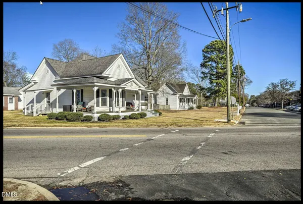 front view of a house with a porch