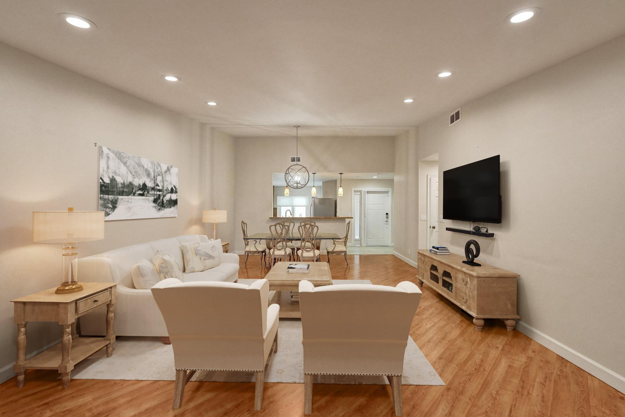 10896 Waterberry Court Boca Raton, FL 33498 - Photo 13 of 34 a living room with furniture and a flat screen tv