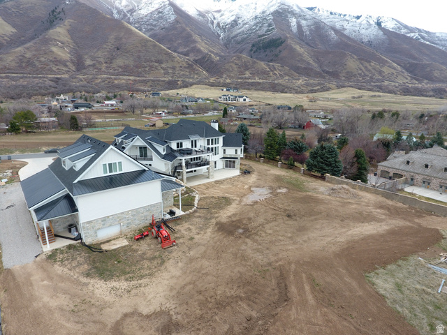 1354 South 800 East Mapleton, UT 84664 - Photo 112 of 129 Drone / aerial view of a mountain backdrop