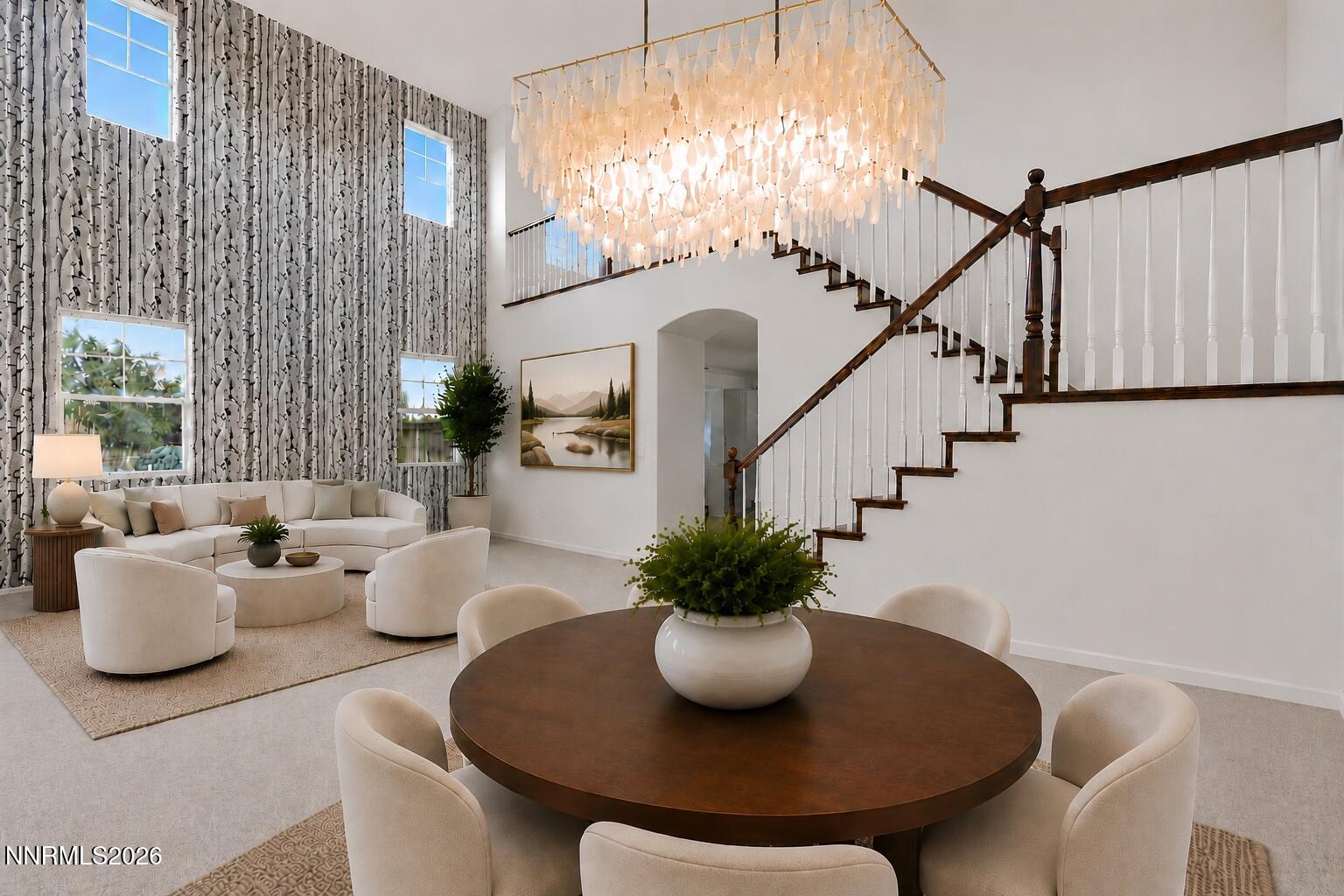 10548 Twin Bridges Way Reno, NV 89521 - Photo 13 of 71 3- formal dining room to wallpaper