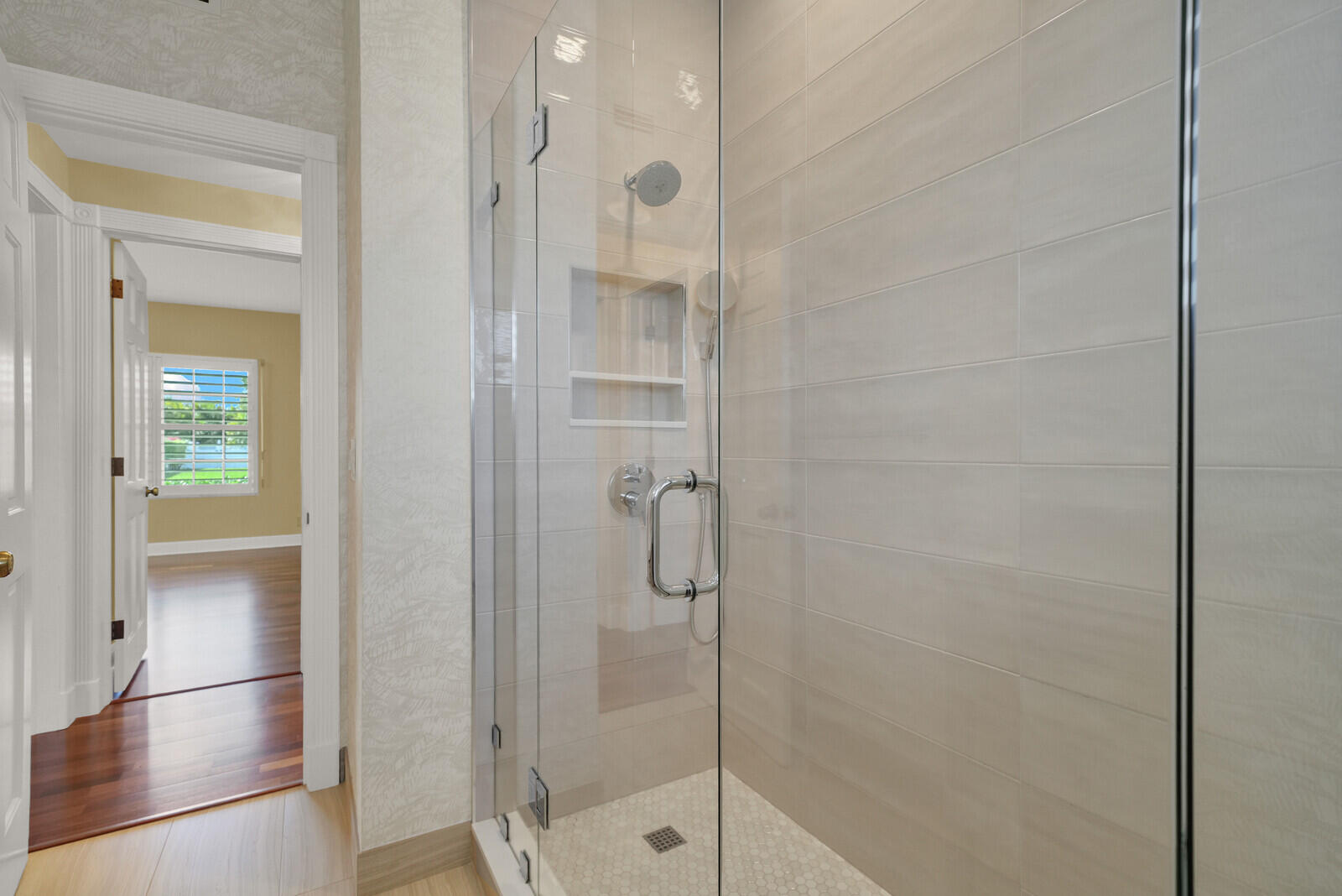 1210 Bimini Lane Singer Island, FL 33404 - Photo 41 of 64 a bathroom with a glass shower door