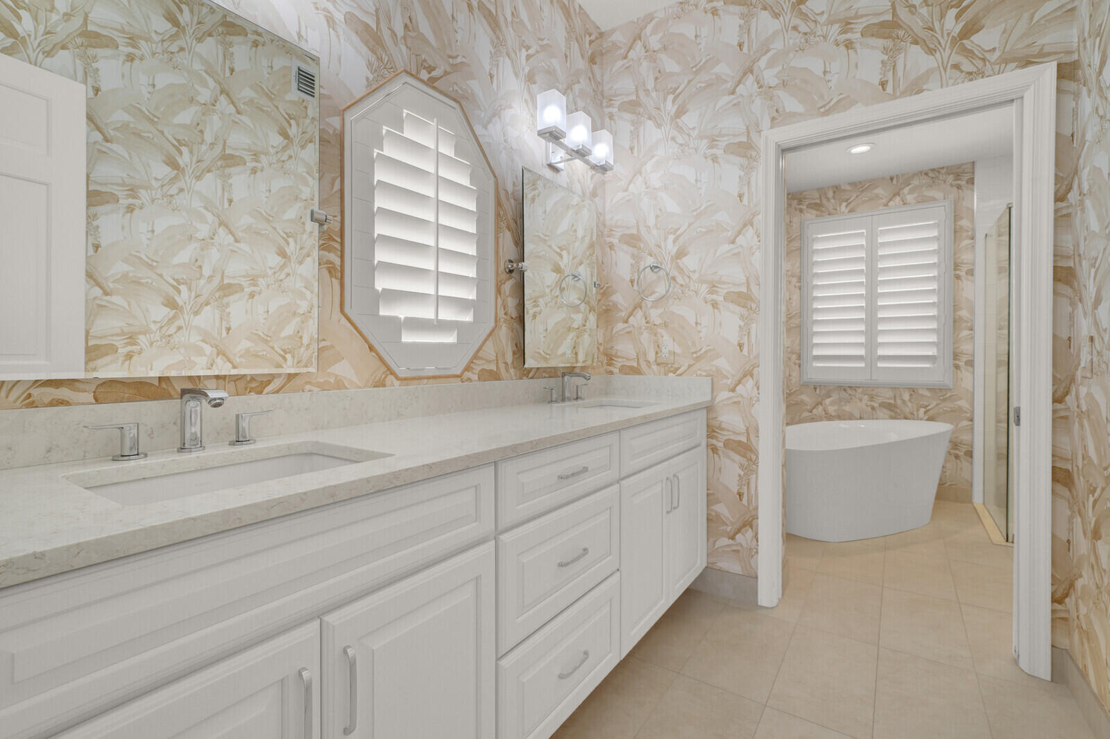1210 Bimini Lane Singer Island, FL 33404 - Photo 45 of 64 a bathroom with a granite countertop sink a toilet and a bathtub