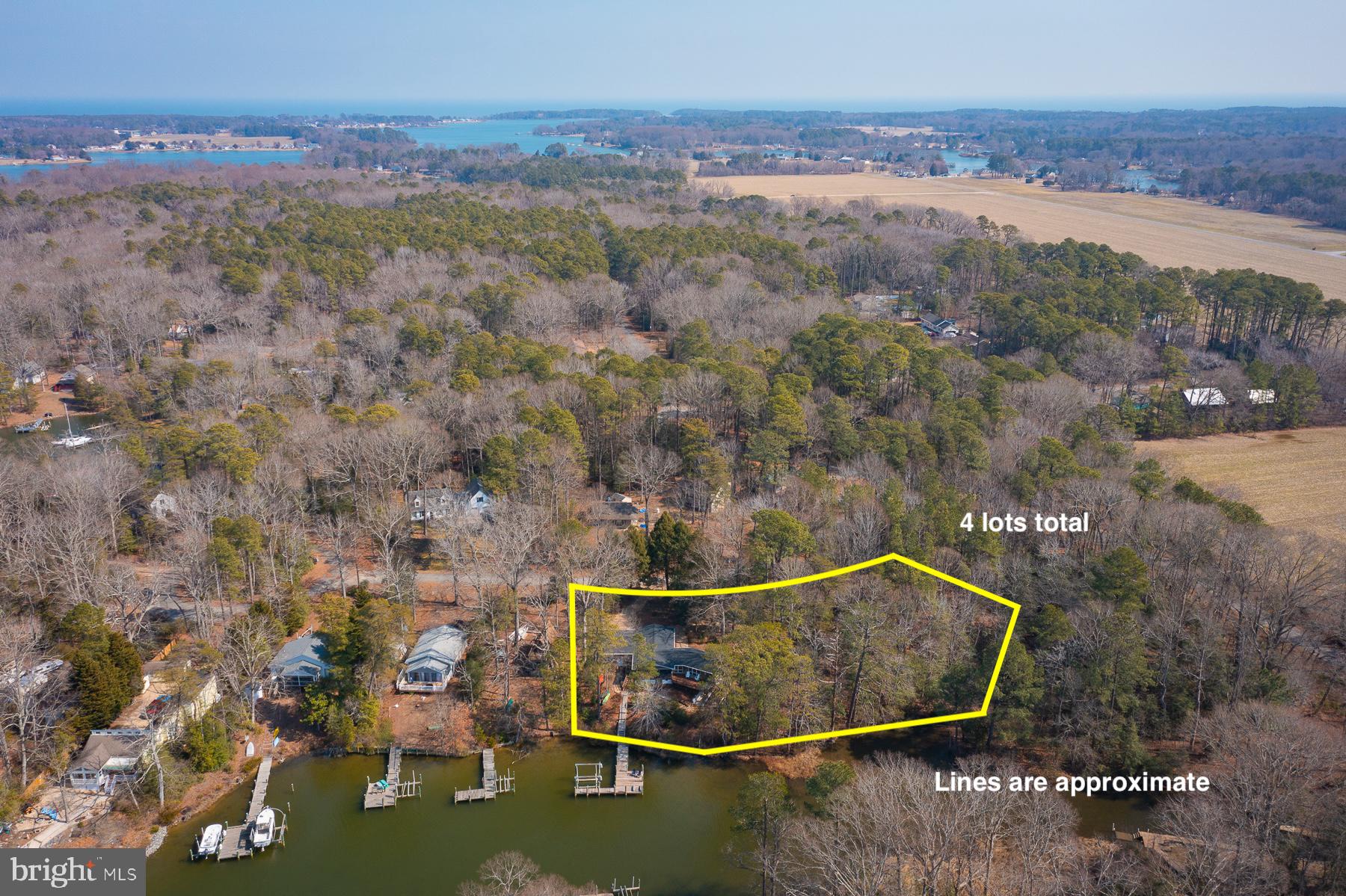 57 Swann Court Reedville, VA 22539 - Photo 2 of 42 an aerial view of a backyard of house
