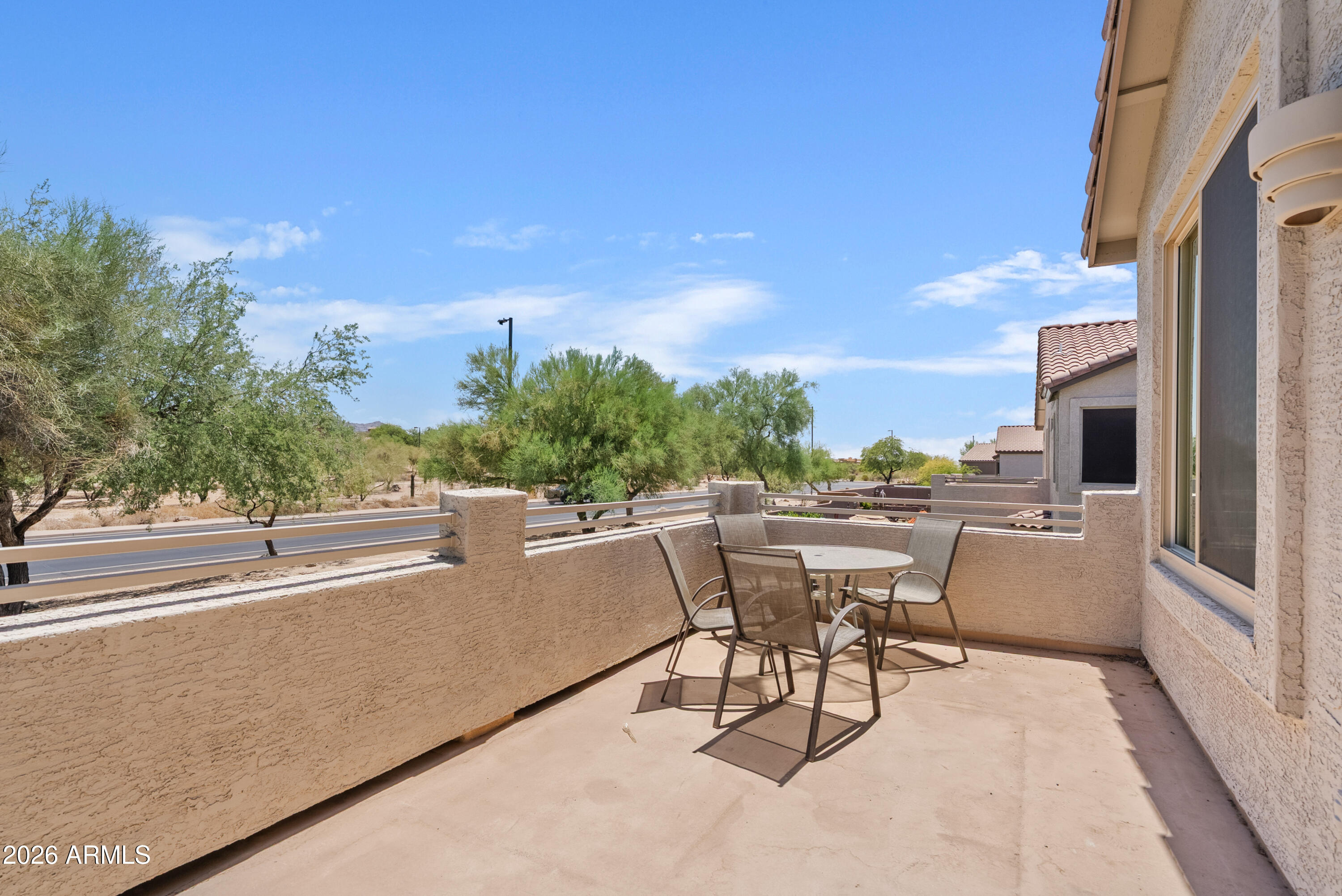 3060 North Ridgecrest, Unit 76 Mesa, AZ 85207 - Photo 40 of 46 Balcony off of Primary Bedroom