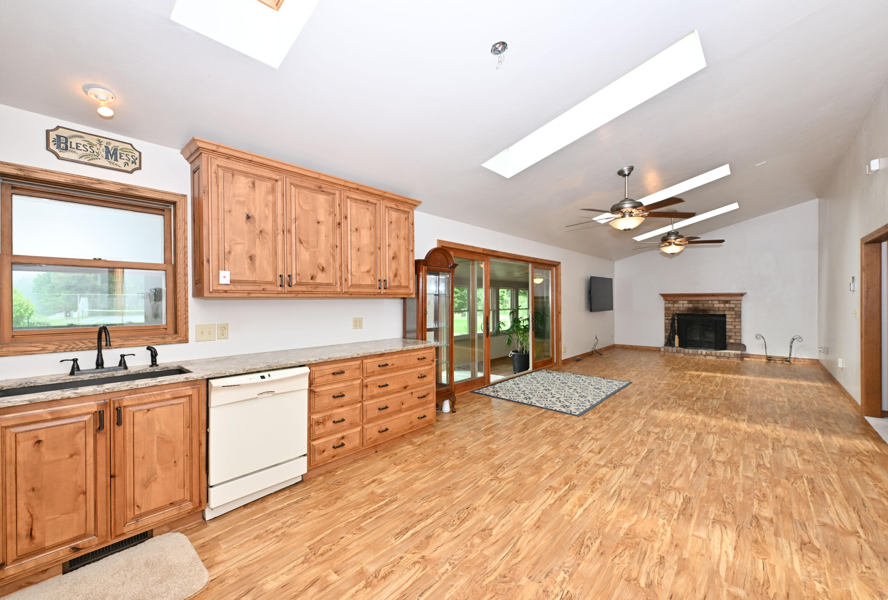 N2877 Roger Road Sullivan, WI 53137 - Photo 10 of 44 Kitchen to Living Space