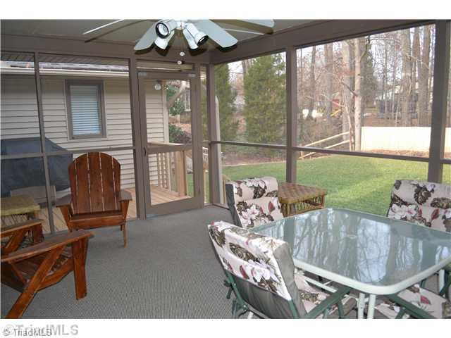 1809 Dantzler Road High Point, NC 27265 - Photo 15 of 16 Screened Porch. What a perfect place to relax after a long day! You may never leave this screened porch!