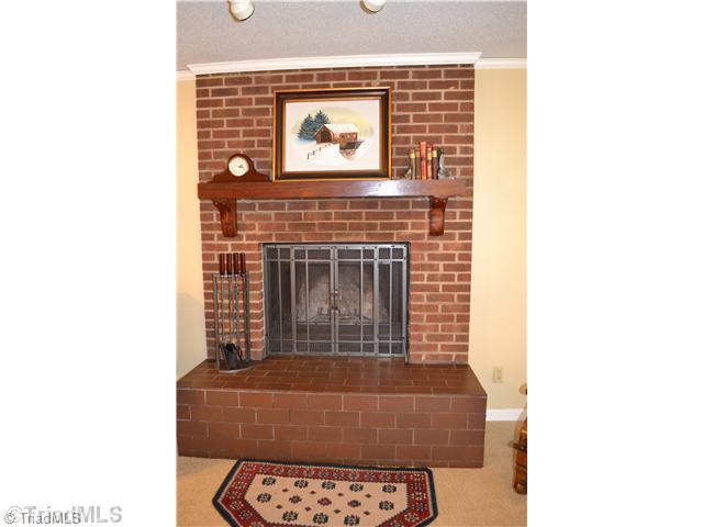 1809 Dantzler Road High Point, NC 27265 - Photo 8 of 16 Den/Family/Great Room. Nothing beats a real wood burning fireplace for warmth and charm!