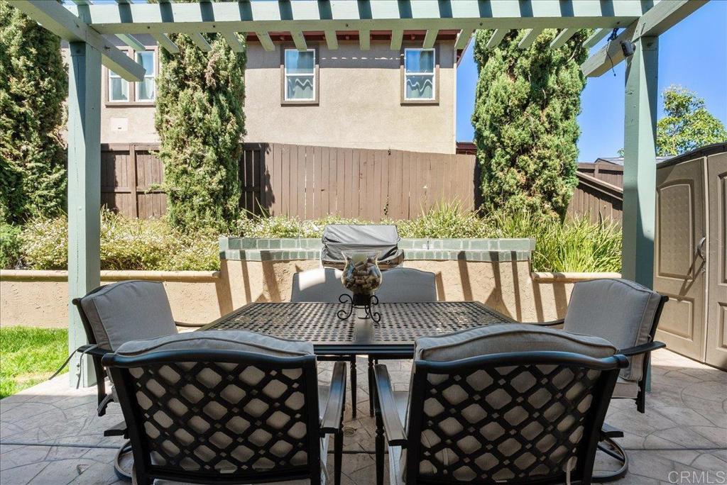 2667 Fallsview Road San Marcos, CA 92078 - Photo 47 of 54 a view of a patio with table and chairs