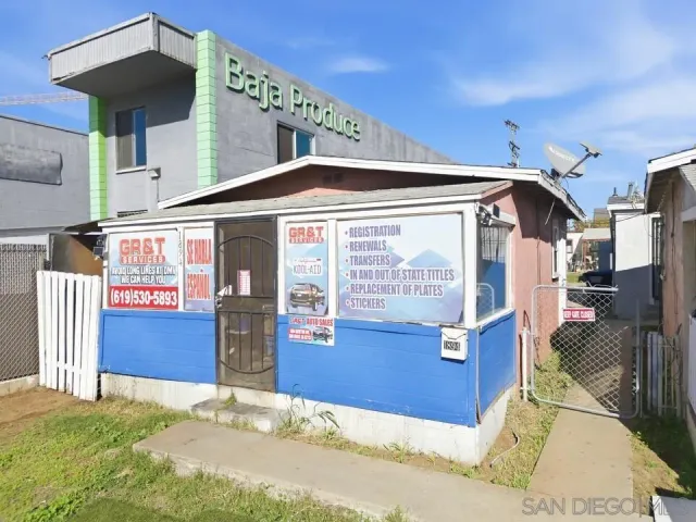 a view of a house with a deck
