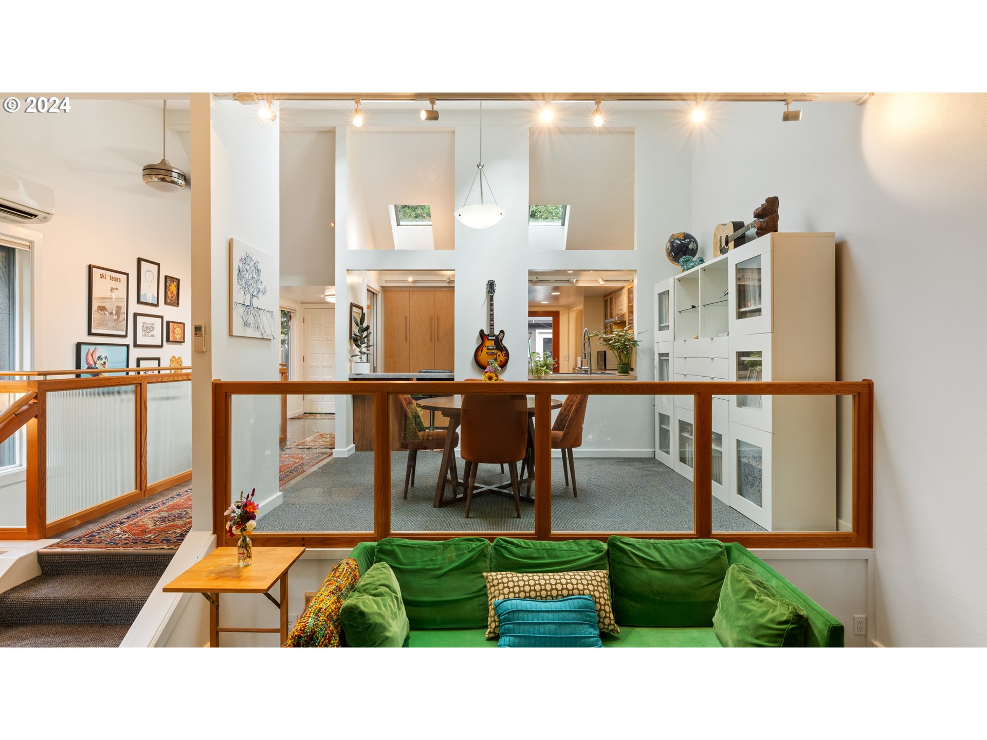 132 Brae Burn Drive Eugene, OR 97405 - Photo 13 of 42 a view of living room with furniture and floor to ceiling windows