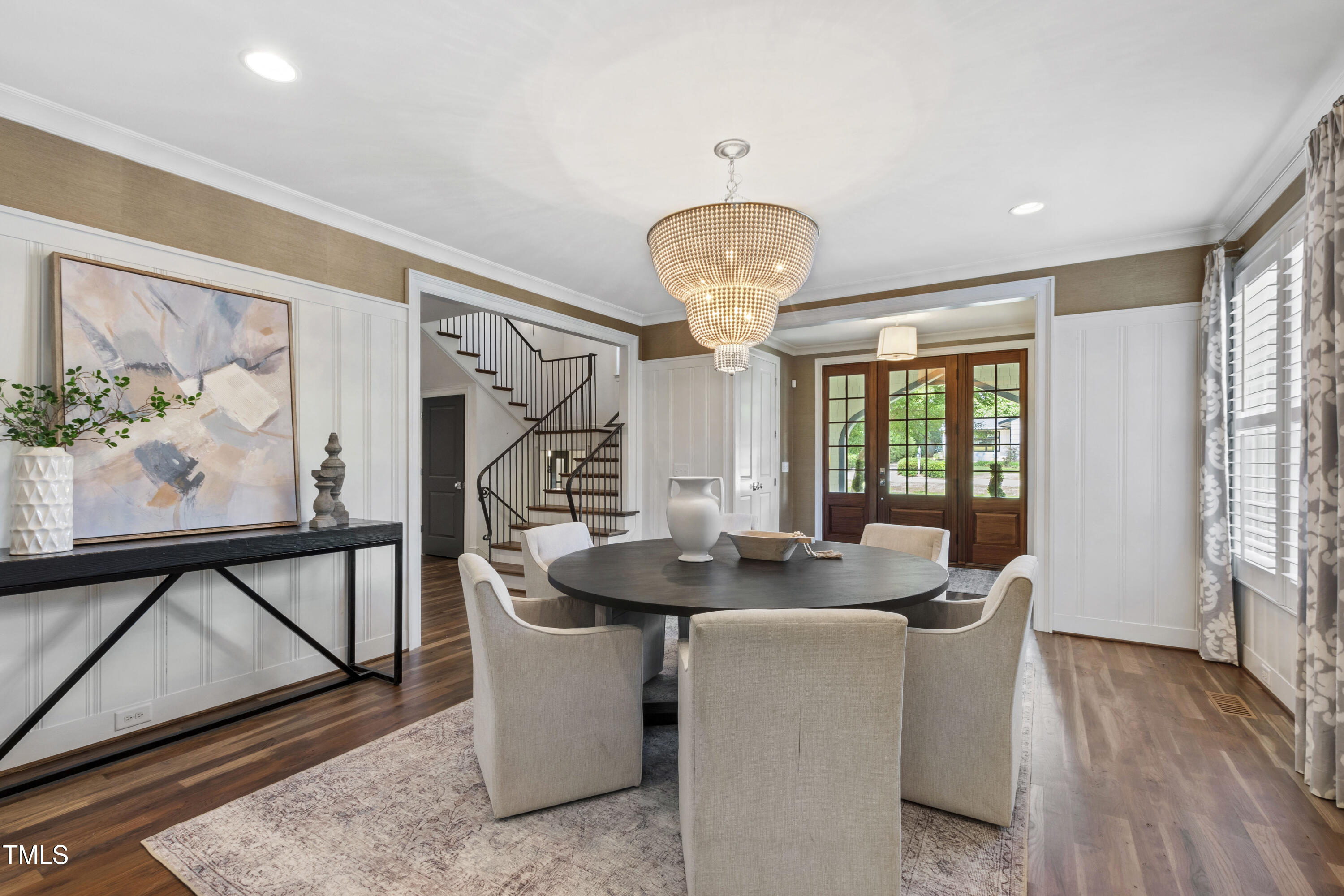 523 Vick Avenue Raleigh, NC 27612 - Photo 5 of 77 a view of a dining room with furniture window and wooden floor